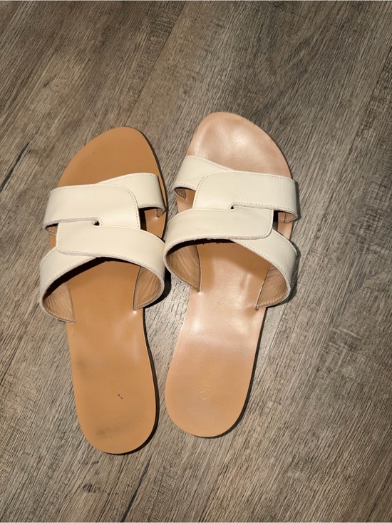 Quince Shoes - Quince White Sandals